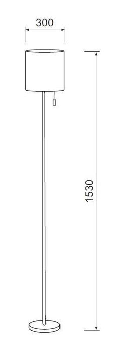 Осветително тяло, лампион с абажур