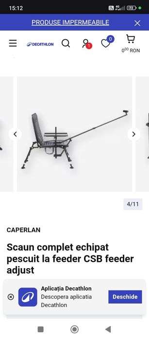 Vand scaun feeder sau schimb cu navomodel plantat