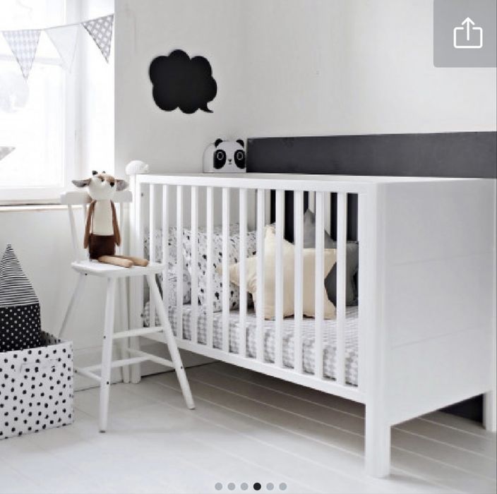 Pat bebe lemn masiv  120x60 cm