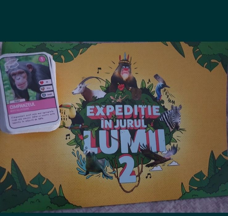 Cartonase 96 colectie completa expeditie in jurul lumii 2 si album