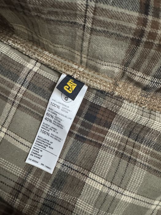 Мужская рубашка ( утепленная) от бренда CAT original