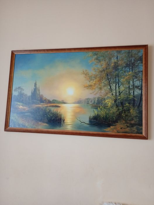 Vând tablou  in stare foarte bunâ tabloul are înălțimea 64 și lungimea
