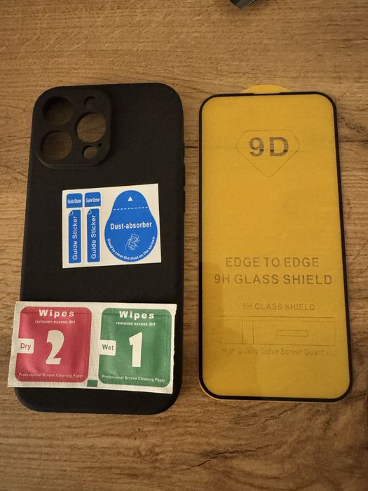 Husă magsafe și folie de sticlă 16 pro max