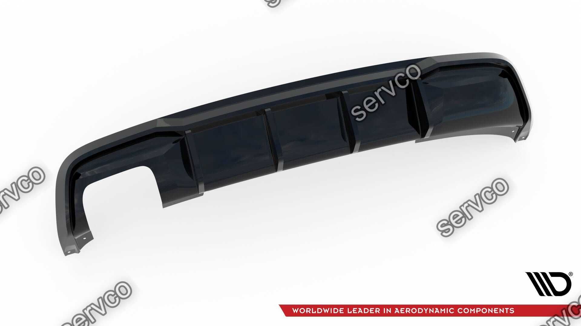 Difuzor bara spate Bmw Seria 1 M-Pack E82 2007-2011 v5 Maxton Design