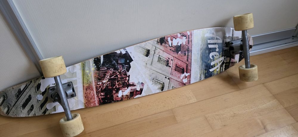 Placa longboard area placa skateboard Kong tail