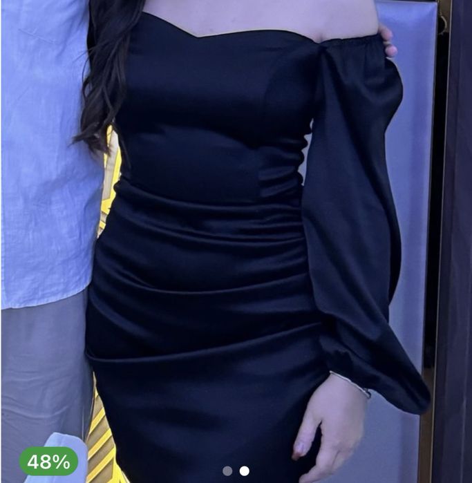 Платье вечернее , из плотного атласа