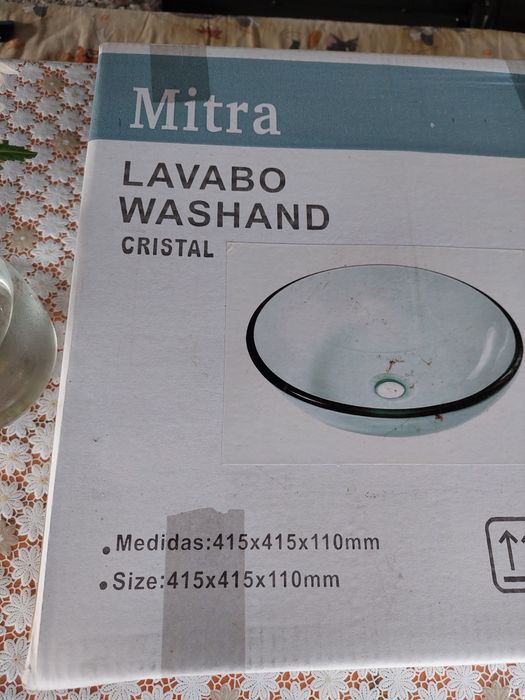 Chiuveta de blat incolora si alba Mitra - noua