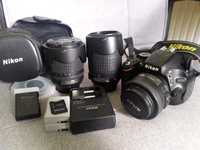 Пълен комплект Nikon D5100 + 3 обектива