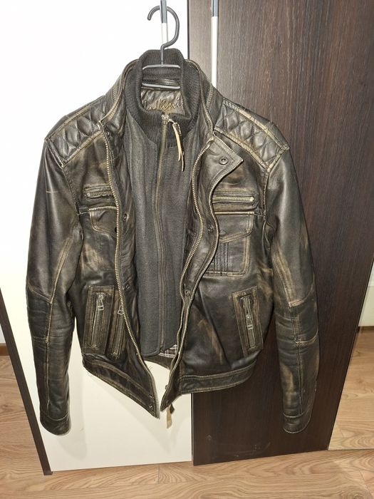 Geacă din piele naturala