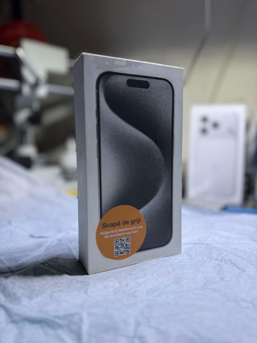 IPhone 15 Pro White titanium 128GB NOU ÎN GARANȚIE!!! USOR NEGOCIABIL