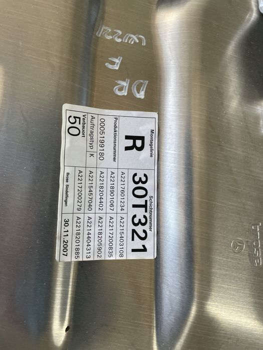 Macara geam stanga / dreapta fata / spate Mercedes w221 s class