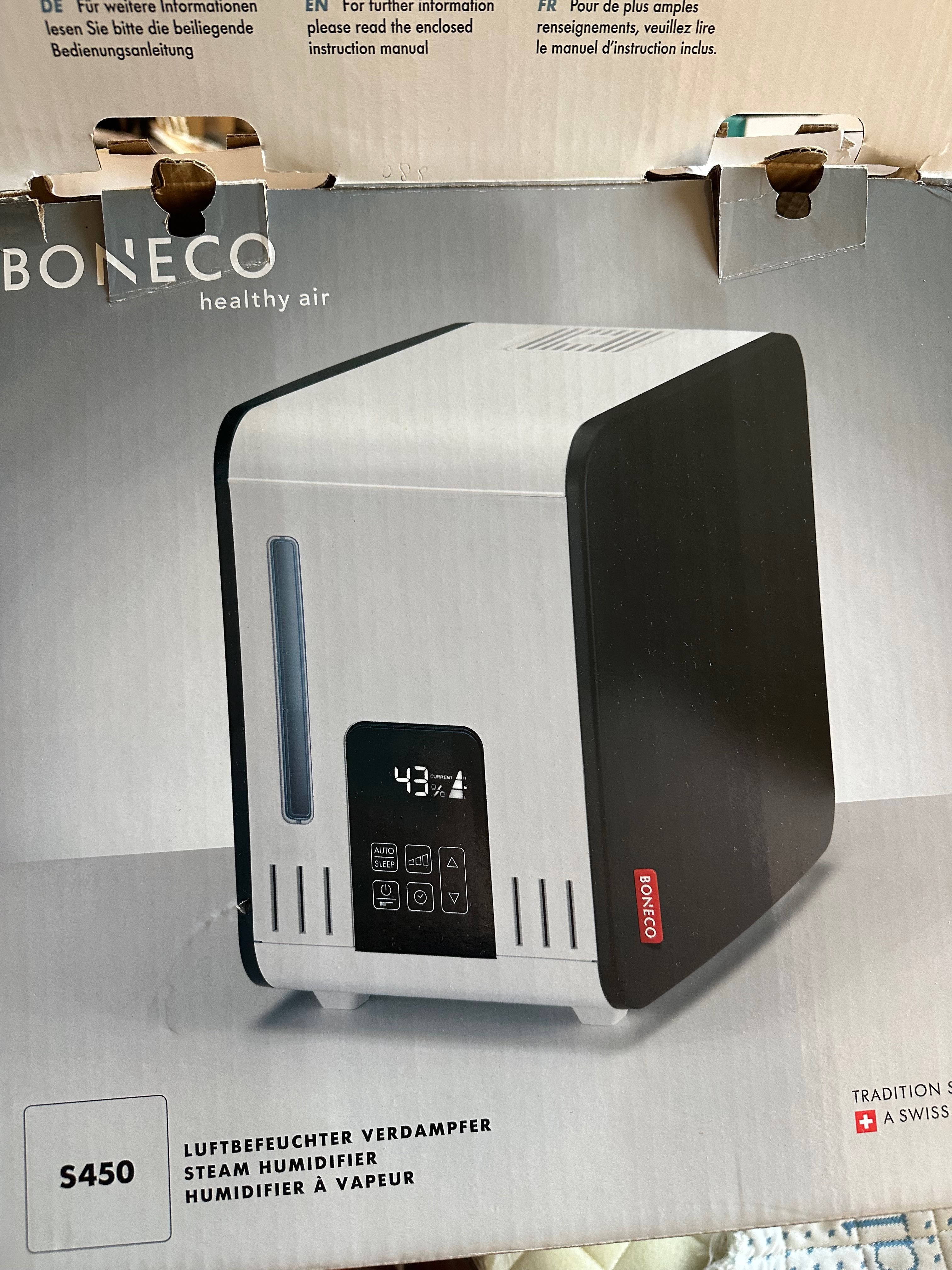 Овлажнител за въздух с топла пара Boneco S450