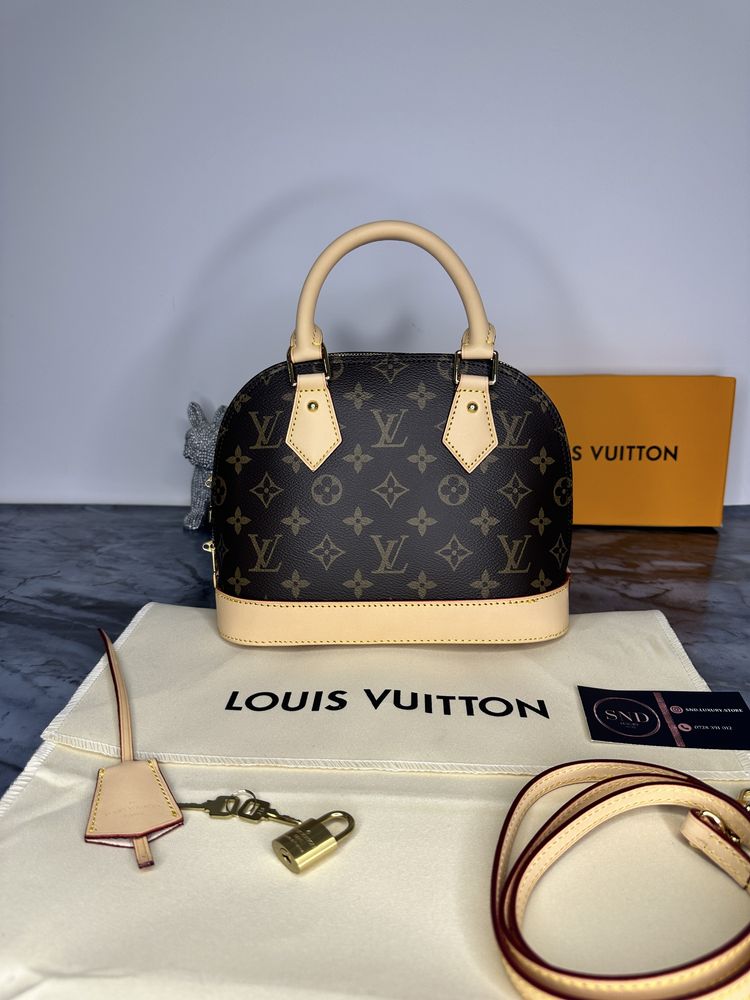 Geanta Louis Vuitton Alma BB piele canvas 100% cadou