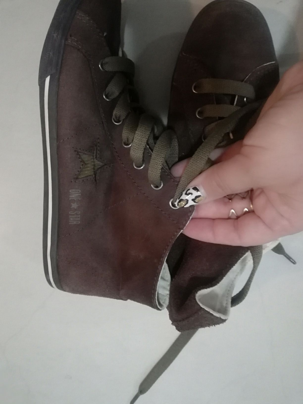 Естествен велур кецове CONVERSE 37 размер