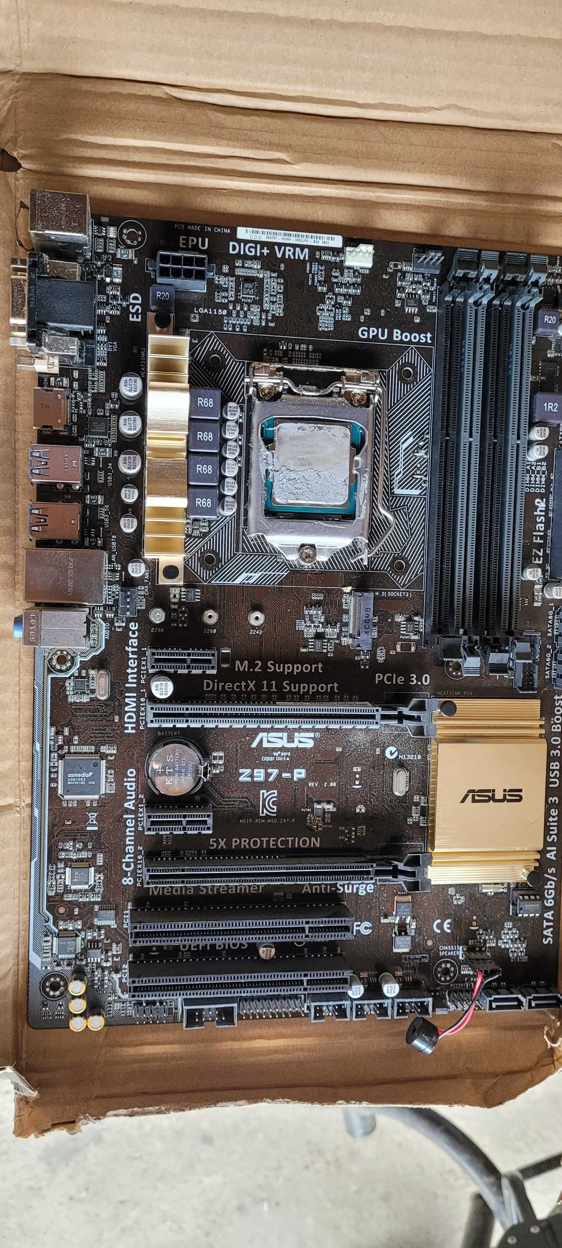 Procesor Intel Haswell, i7 4790K 4.0GHz socket 1150 si asus z97-p