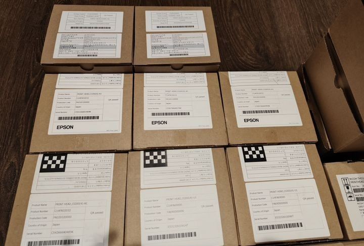 Печатающие головки EPSON — оригинал, новые, в наличии