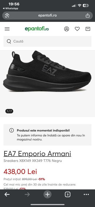 Adidasi Emporio Armani EA7