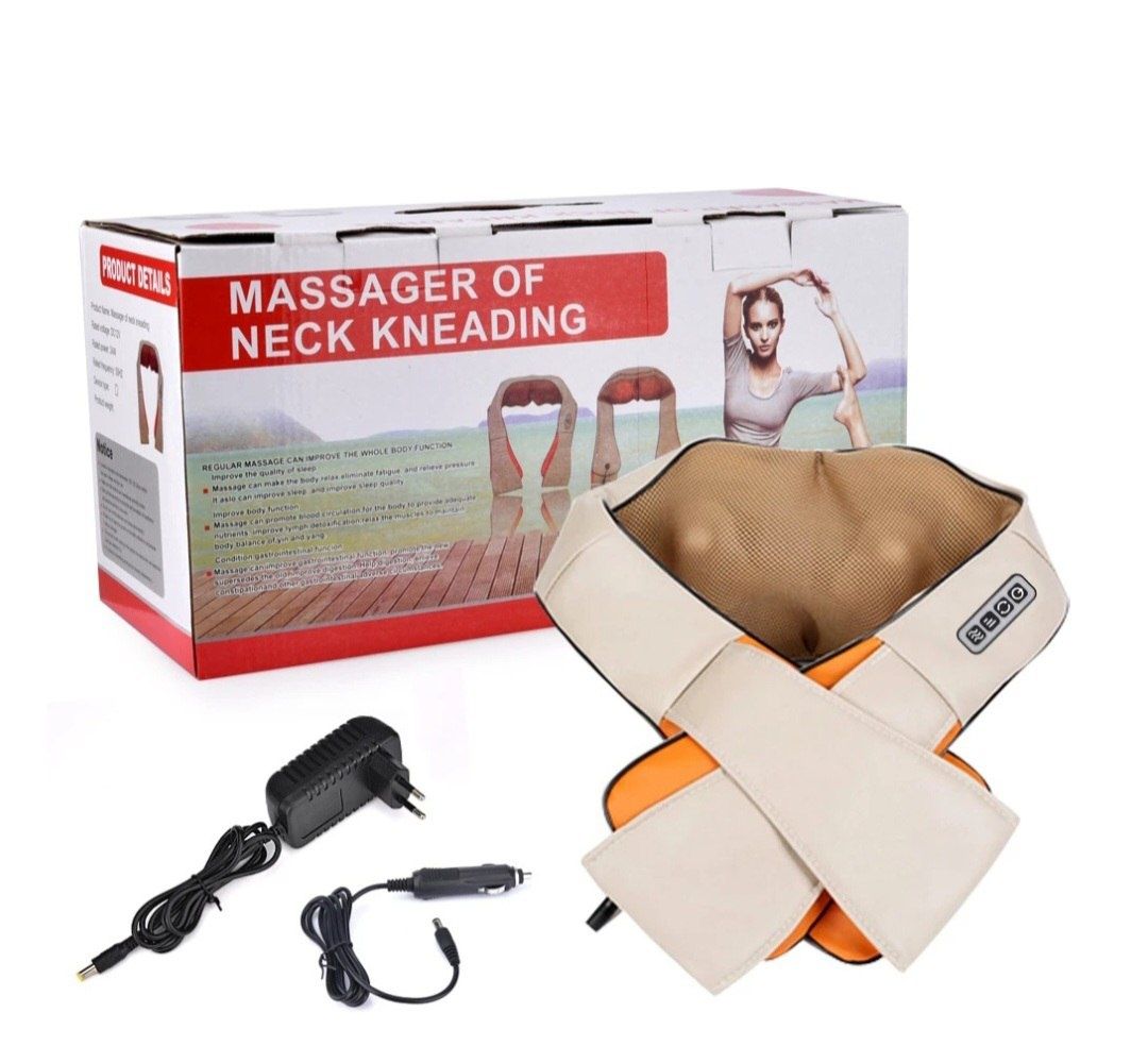 Массажер роликовый для шеи и спины Massager of Neck Kneading