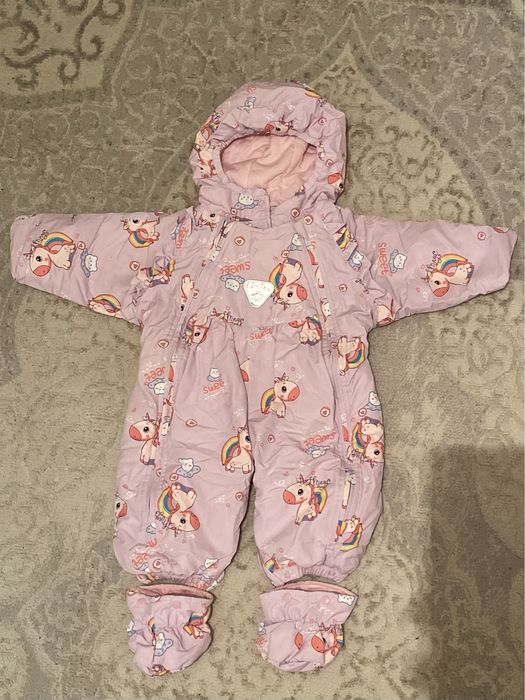 комбез демисезонный 12 мес