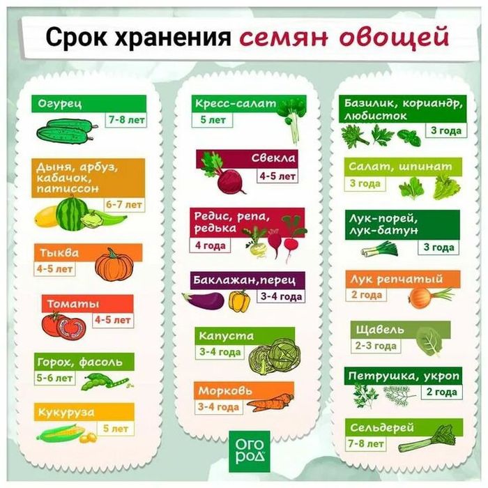 Семена овощей и цветов