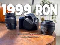 Canon 250D + Kit Lens + Canon 50mm f1.8