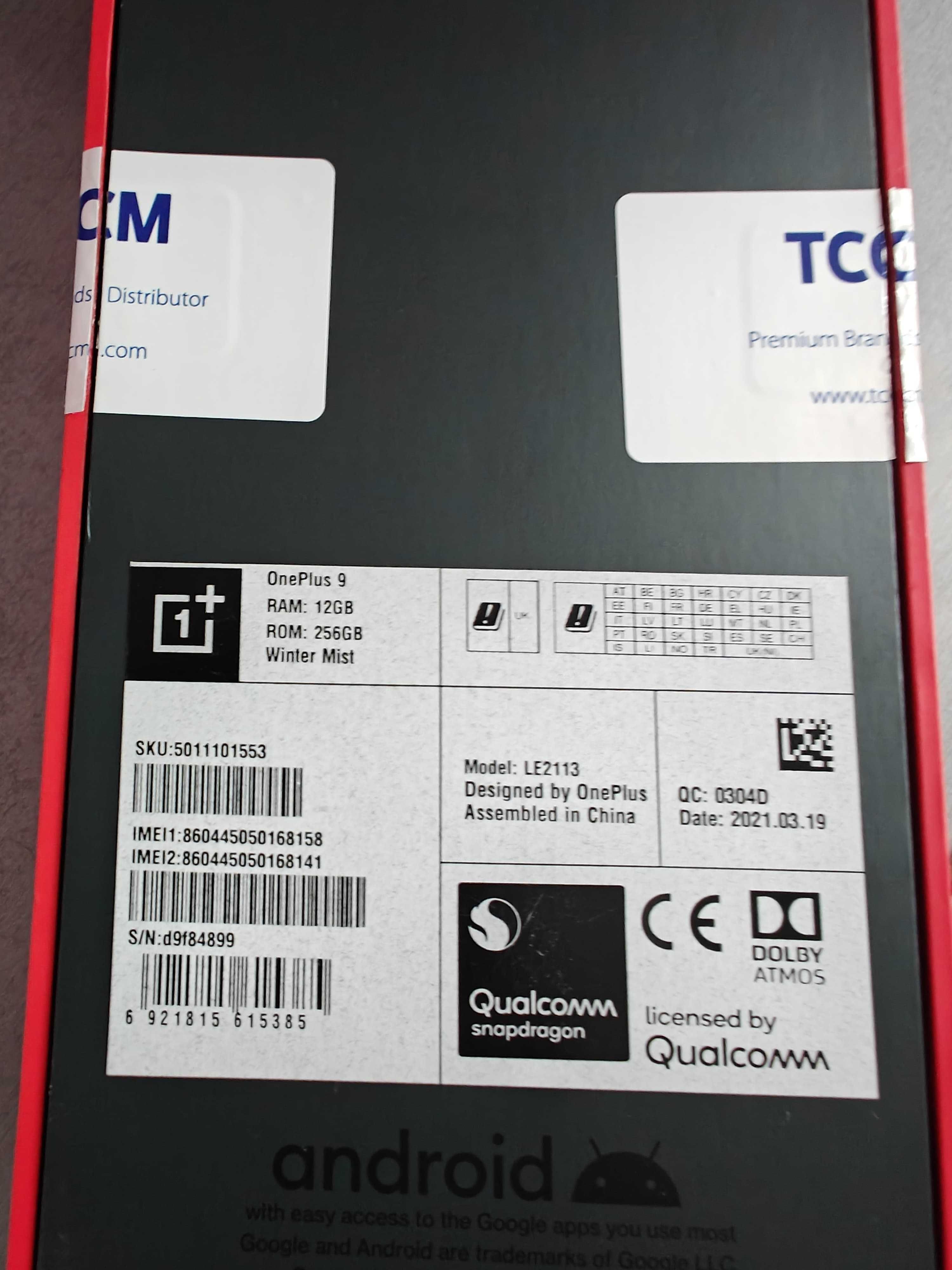 ONE PLUS 9  16 RAM 256 GB