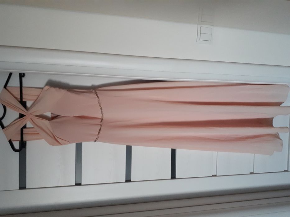 Rochie lunga nude piersiciu