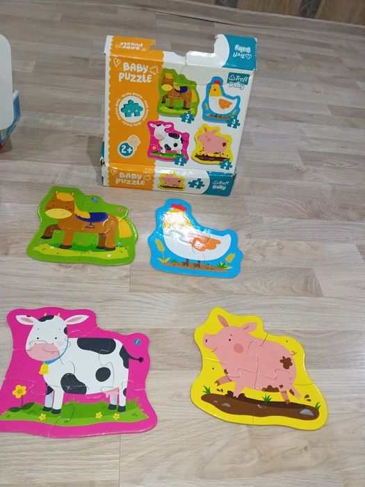 Lot 4 puzzle varsta mica