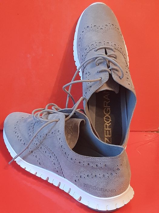 Продам женские новые (оригинал Cole Haan) серые замшевые броги р-р 36