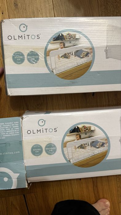 2 protectii de pat rabatabile 150x59