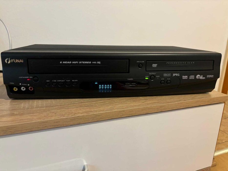 DVD combo Vhs - Funai D8A-D4110DB - functional! recorder - VCR - VCP
