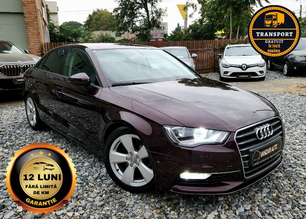 Audi A3 Limousine Exclusive - 1.6 TDI - An 2015 - Euro 6 - GARANȚIE