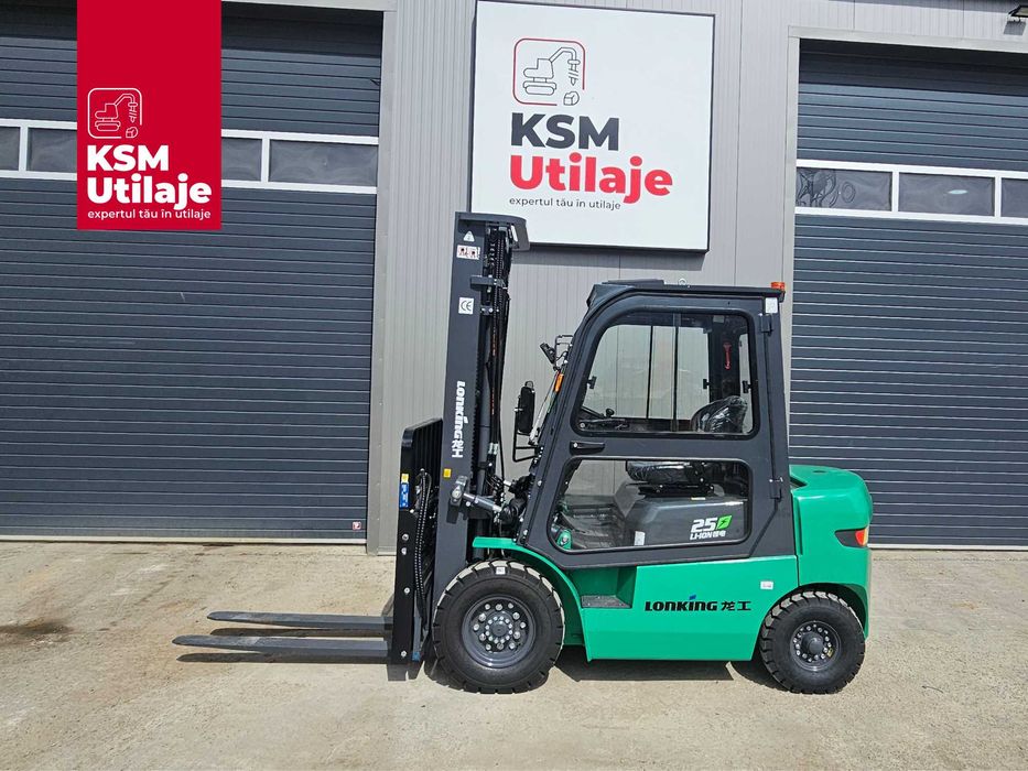 Stivuitor electric triplex Lonking - LFP-Lithium cabina inchisa | stoc