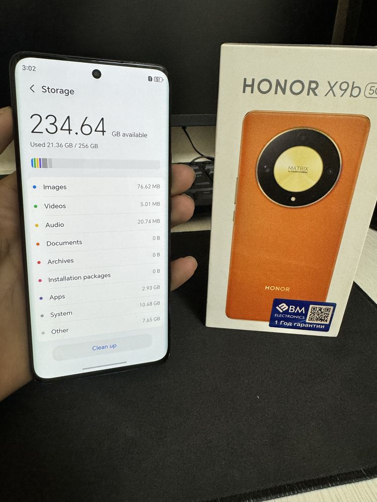 Honor x9b 5g 8/256gb