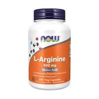 Now L Arginine 500 mg 250 cap