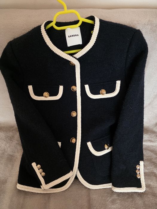 Jachetă  de lână  marca  SANDRO