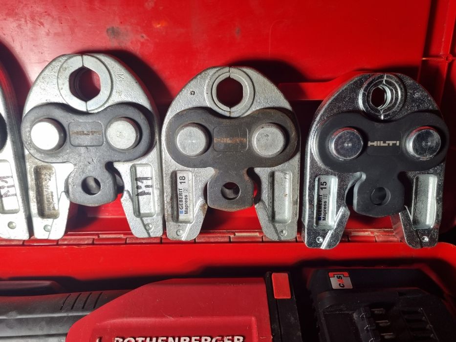 Presa sertizat Rothenberger romax 4000 ,2 baterii,cutie 5 bacuri cupru