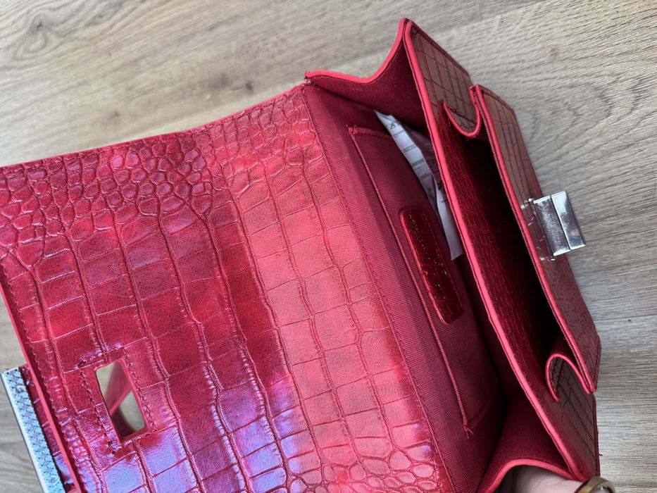 Червена чанта с дълга дръжка Jennyfer x Léna Situations