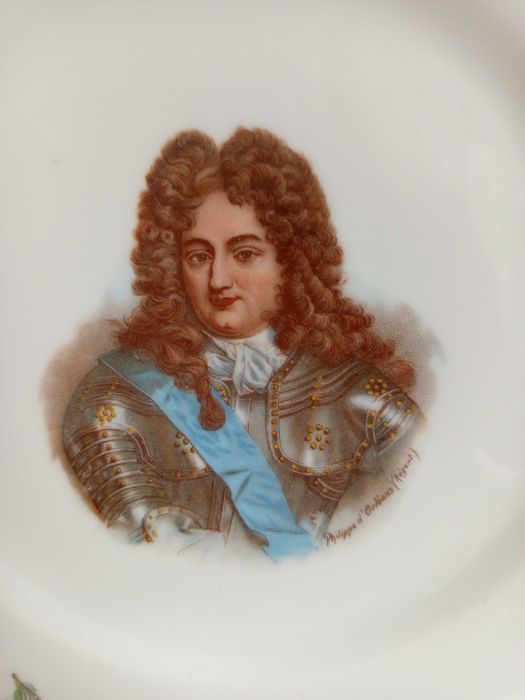 Порцелан чиния Meissen колекционерска Philippe d' Orleans