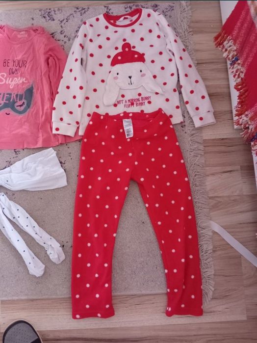 lot set pijama penti bluze tricou 110 116 5 6 ani h&m terranova bluza