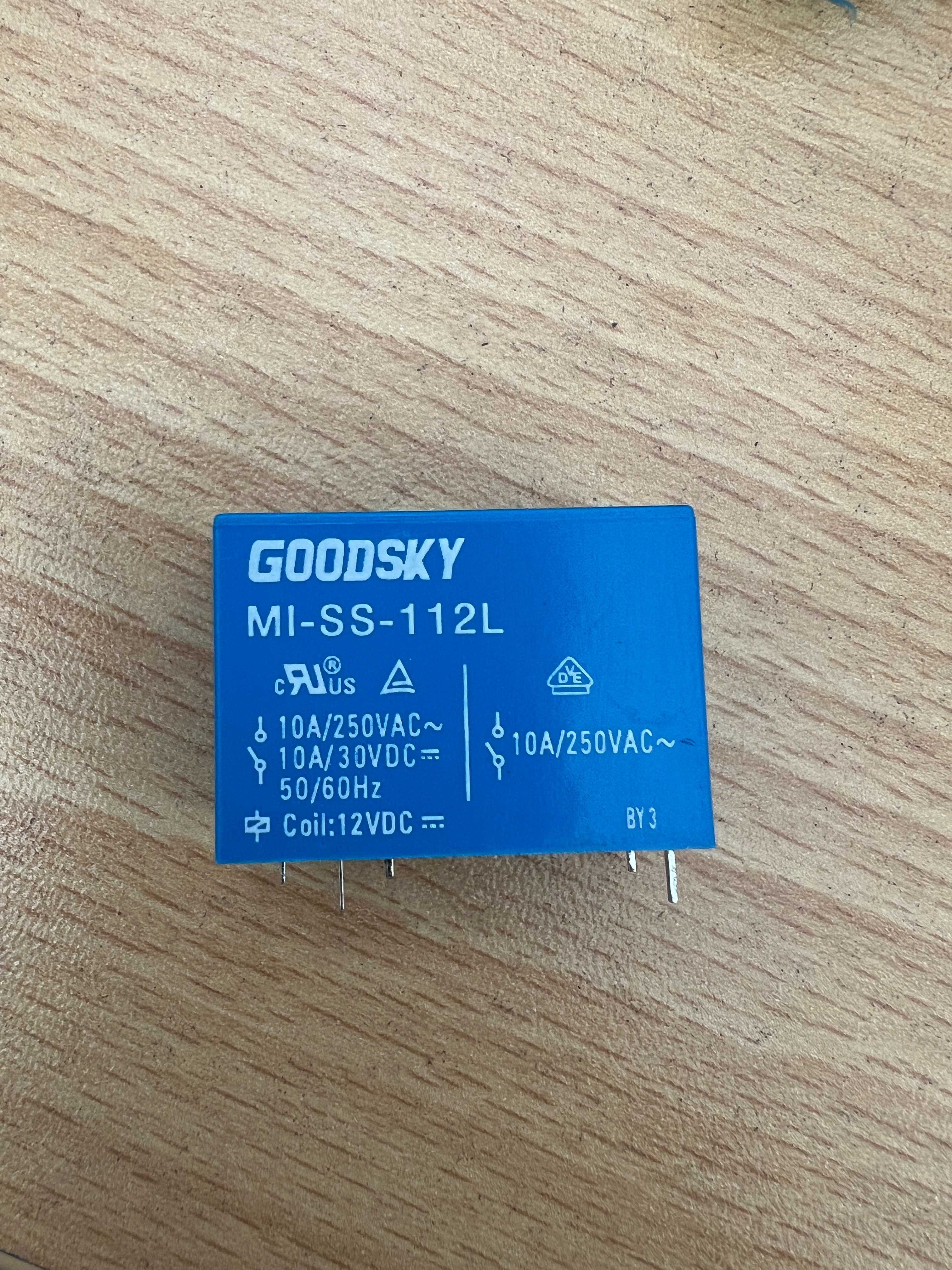 Реле-Goodsky- 12V /44.4mA 10A/250VAC 10A/30VDC 10A max