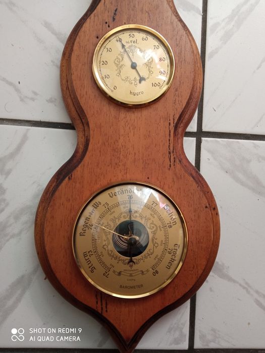 ФРЕНСКА метеорогична  станция  барометър,термометър .