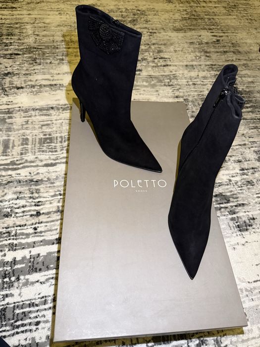 Замшевые пол сапог