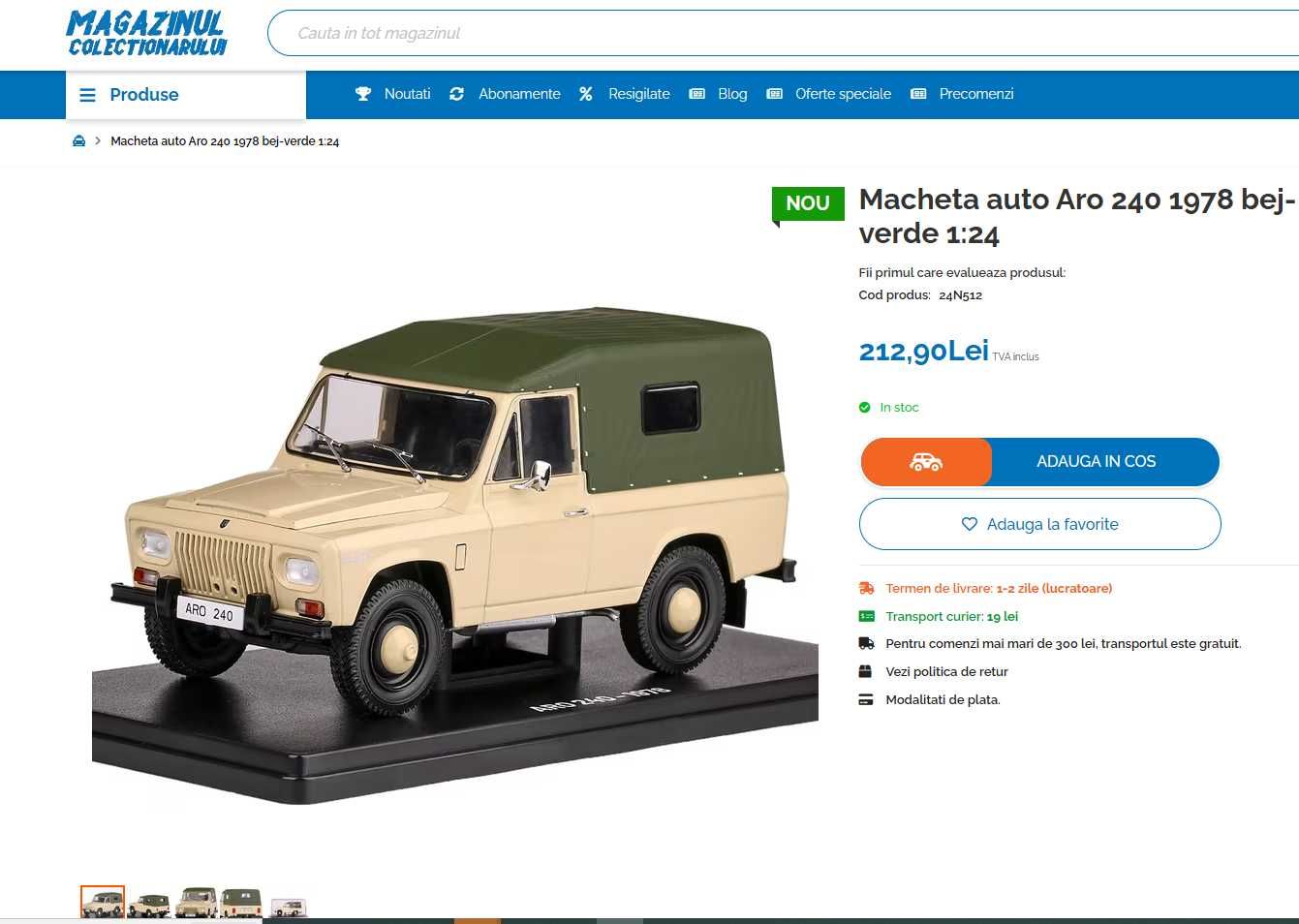 Macheta Aro 240 Hachette sigilata