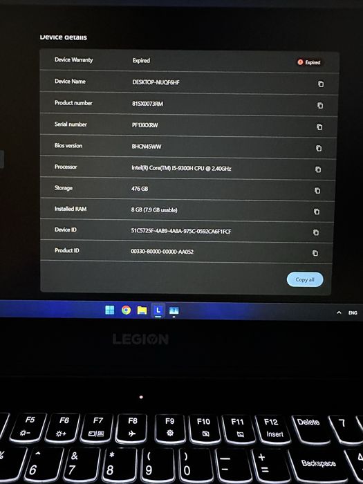Lenovo Legion 5 pro