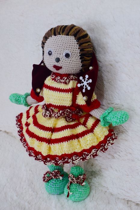 Păpușă Croșetată Crăciuniță