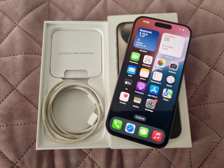Iphone 15 Pro 256GB - Natural Titanium
