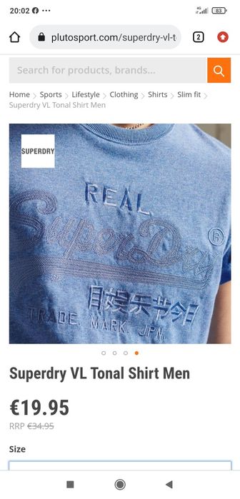 Tricouri originale Superdry