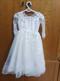 Белое вечернее платье для девочек