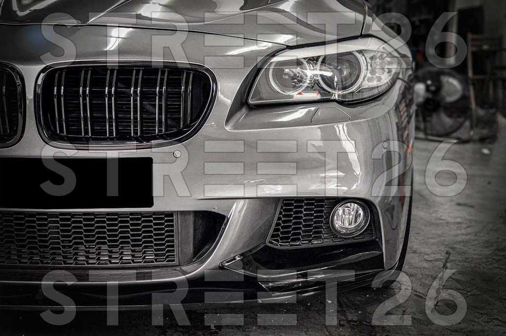 Prelungire Lip Bara Fata BMW Seria 5 F10 F11 (2010-2017) Negru Lucios